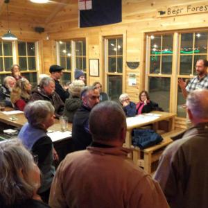 Scene at one of Representative Bill Pluecker’s office hour meetings.