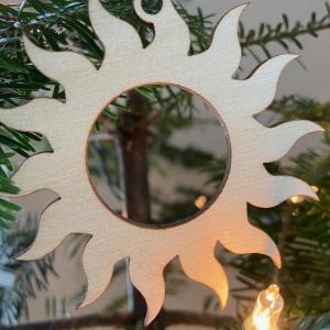 Wooden Sun Ornament. (Photo by Ashley Megquier)