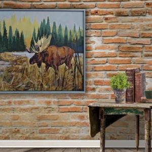 Cisle’s work depicts local Maine landscapes. Photo Courtesy of Lewis Cisle.