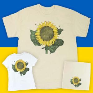 Sunflower & Bees, by Diana Dee Tyler. (Photo courtesy Liberty Graphics)