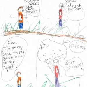 Alexander Pierpont’s winning poster for the category of Grade 6-8. (Photo courtesy Maine CDC)