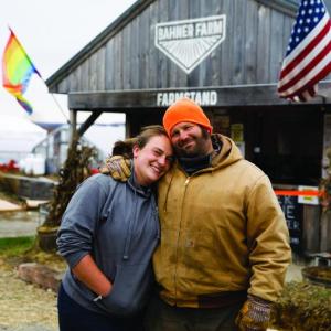 Christa and Mike Bahner. (Photo courtesy Maine Farmland Trust)