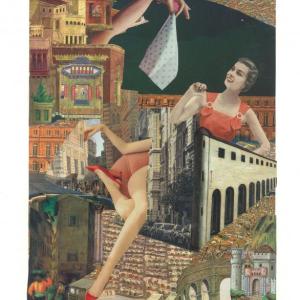 City Girl, collage 2020. (Photo courtesy Belfast Free Library)
