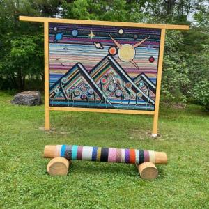 ‘Drift Rope Project’ by Eric Darling. (Photo courtesy Merryspring Nature Center)