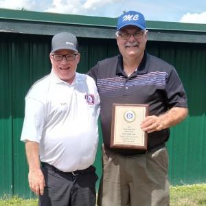 Maine Babe Ruth commissioner Peter Henderson (left) and Don Shields. Henderson, who grew up in Camden, also coached a number of years of Babe Ruth and varsity baseball locally and was inducted in the Maine Babe Ruth Hall of Fame several years ago.