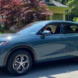 With the re-engineered, more stylish HR-V, Honda has once again pulled off its bigger-inside-than-out magic. This color is Nordic Forest.