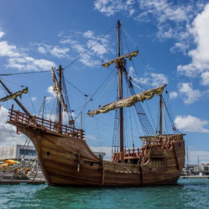 Nao Trinidad will visit Boothbay Harbor sometime between Oct. 6 and 12. Courtesy photo