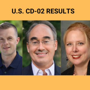 Jared Golden, Bruce Poliquin and Tiffany Bond.