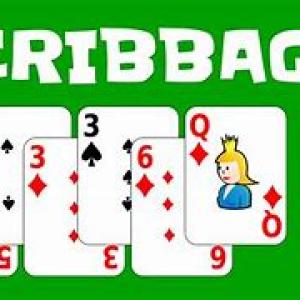 cards, cribbage, 