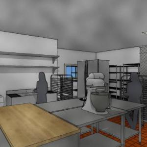 Artist’s rendition of future KC Gleaners Kitchen in Union
