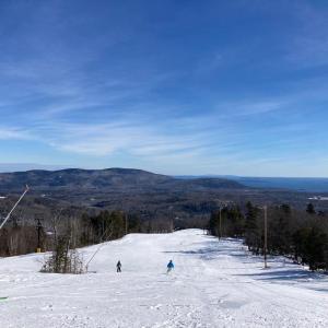 Where the mountains meet the sea, at the Camden Snow Bowl. (Photo courtesy Molly Mulhern)
