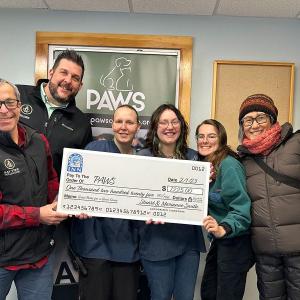 Lord Camden Inn donates to PAWS Lord Camden Inn Supports PAWS