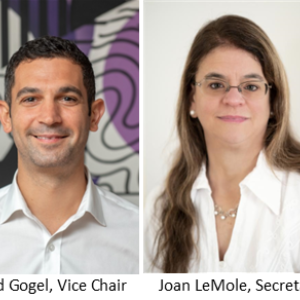 Officers for the Penobscot Bay Regional Chamber of Commerce’s 2023 Board of Directors include Jake Miller, David Gogel, Joan LeMole, and Steve Matteo. (Photo courtesy Penobscot Bay Regional Chamber of Commerce)