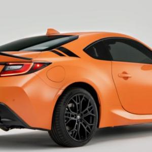This is the 10th-anniversary GR86, limited to 860 cars with special cosmetics. But all 2023 86s come with a repowered engine, Michelin Pilot tires, a 6-speed close-ratio manual gearbox (an automatic is available), a limited-slip rear diff, oversize disc brakes and taut steering and handling.