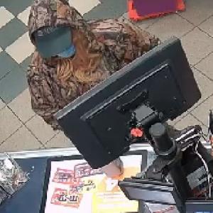 The alleged Circle K robber. (photo courtesy of the Belfast Police Department)