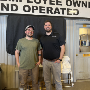 Dylan Morong (Left) and Thomas Kennedy (Right). (Photo courtesy Steel-Pro)