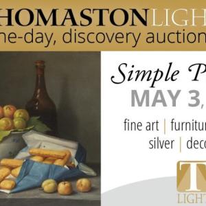 Thomaston Place Auction Galleries will host their online auction, ‘Simple Pleasures,’ Wednesday, May 3 at 10 A.M. auction art furniture rugs carpets china porcelain decoy folk affordable