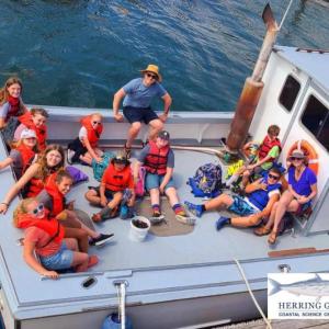 Junior Marine Scientists. (Photo courtesy Herring Gut Coastal Science Center)