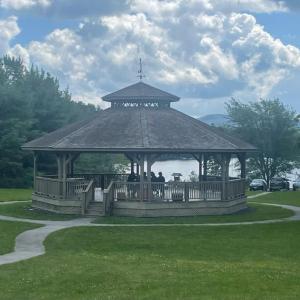 Bandstand at Breezemere Park (photo by Ed O’Brien)