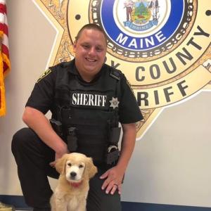 Deputy Chris Taylor and K9 Lucy. (Photo courtesy Knox County Sheriff’s Office)