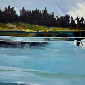 “Drifting” by Liz Prescott. (Photo courtesy Local Color Gallery)