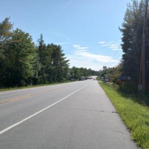 In the distance, Waldoboro responders tend to a motor vehicle crash. (Photo by Sarah Thompson)