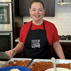 Angie Madore, Regional Director for the state of Maine. Photo courtesy Lasagna Love