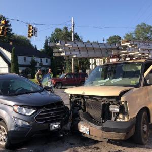 Sept. 1 morning crash at the intersection of routes 17 and 90 in West Rockport resulted in lines of morning traffic backed up in four directions.