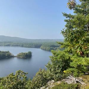 The view from Poverty Knoll, overlooking Megunticook and Fernald’s Neck (Photo by Ed O’Brien)