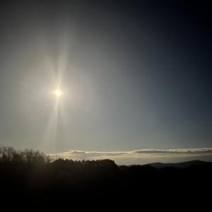The Hunter Moon shines its light over Lincolnville. (Photo by Lynda Lilywhite)