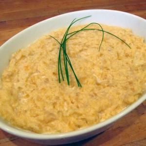 A garlicky savory side dish perfect for a fall dinner or a Thanksgiving side dish. Photo by Kay Stephens