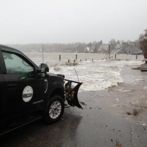 Jan. 10, 2024 storm at Rockport Harbor (Photo courtesy Peter Ralston)