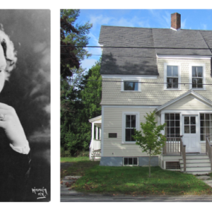 Edna St. Vincent Millay and The Millay House Rockland. (Image courtesy Millay House Rockland)