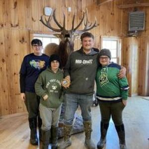 From Left to Right: Logan Bailey, Nathaniel Folleco, Dillon Harvey and James Harvey.