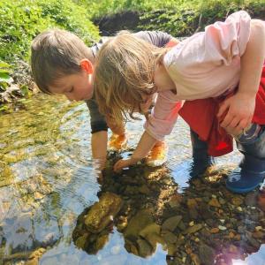 Nature-based learning at Children's House Montessori School. (Photo courtesy Children's House Montessori School)