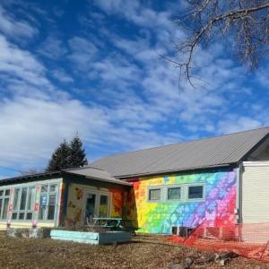 Good Tern Co-op, with the new addition under construction on the right. (Photo courtesy Good Tern Co-op)