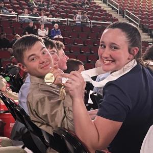 Braden Luce and Kylie Blake. (Photo courtesy Mid-Coast School of Technology)