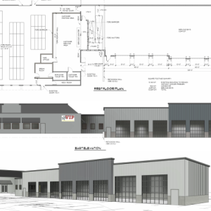 A rendering of the proposed VIP store that will do business at 1075 Commercial Street (route 1), Rockport, if the town approves.