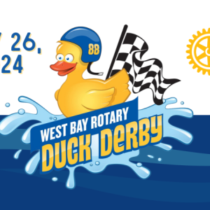 Buy your Duck Derby tickets online until Friday, May 24th at midnight from www.WestBayRotaryOfMaine.org.