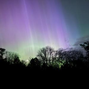 Requisite photo of the Aurora Borealis at Sleepy Hollow, Friday night, May 10. (Photo by Tracee O’Brien)