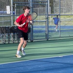 Will Meyer, at the May 10 Lewiston match. (Photo courtesy Gary Spinney)