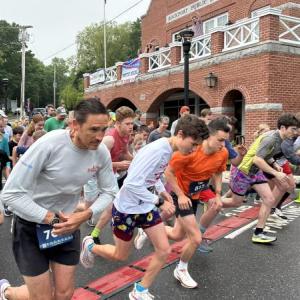 The starting line. (Photo courtesy Rockport Public Library)