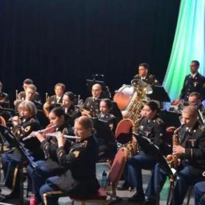 Maine 195th Army Band. (Photo courtesy Camden and West Bay Rotary clubs)