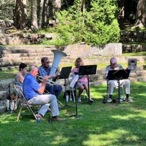 Midcoast Brass Quintet. (Photo courtesy First Congregational Church)