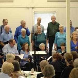 Penobscot Bay Singers perform at a June 9 concert. (Photo by Chip Curry)