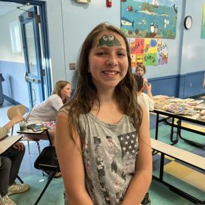 Face painting. (Photo courtesy Brenda Thomas)