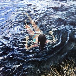 Gifted Moment by Jessica Lee Ives, oil on panel. (Photo courtesy Page Gallery)