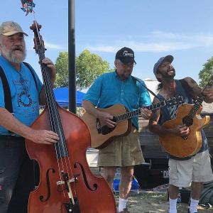 The Pinwheel Brothers will be playing their music at the 34th annual Book and Bake Sale of the Searsmont Public Library. (Photo courtesy Searsmont Public Library)