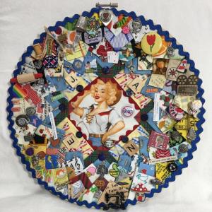 Art by Jane McLean/PinchPenny Threads. (Photo courtesy Carver Memorial Library)