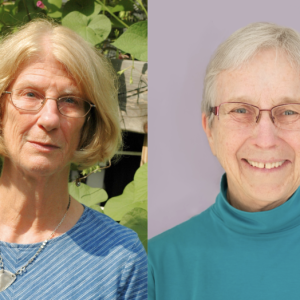 Betsy Sholl and Kali Lightfoot. (Photo courtesy Jackson Memorial Library)